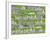 San Francisco Green-Sharon Turner-Framed Art Print