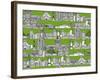 San Francisco Green-Sharon Turner-Framed Art Print