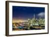 San Francisco Holiday Lights-Dave Gordon-Framed Art Print