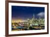 San Francisco Holiday Lights-Dave Gordon-Framed Art Print