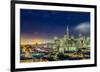 San Francisco Holiday Lights-Dave Gordon-Framed Art Print