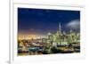 San Francisco Holiday Lights-Dave Gordon-Framed Art Print