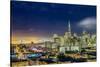 San Francisco Holiday Lights-Dave Gordon-Stretched Canvas