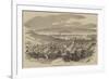 San Francisco in 1851, with Yerba Buena Island-null-Framed Giclee Print