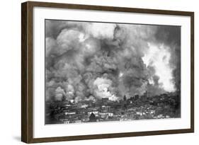San Francisco in Flames-A.L. Murat-Framed Photographic Print