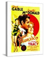 San Francisco, Jeanette Macdonald, Clark Gable, Jeanette Macdonald on Midget Window Card, 1936-null-Stretched Canvas