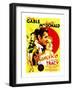 San Francisco, Jeanette Macdonald, Clark Gable, Jeanette Macdonald on Midget Window Card, 1936-null-Framed Photo