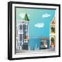 San Francisco Landscape-Nikola Knezevic-Framed Art Print