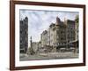 San Francisco: Latta's Fountain, Market & Geary Sts.-Stanton Manolakas-Framed Premium Giclee Print