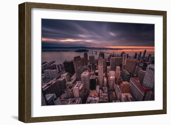 San Francisco Look Down-Bruce Getty-Framed Photographic Print