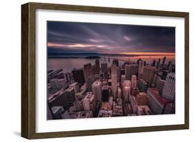 San Francisco Look Down-Bruce Getty-Framed Photographic Print