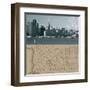 San Francisco Map I-The Vintage Collection-Framed Art Print