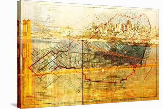 San Francisco Map-null-Stretched Canvas