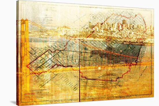 San Francisco Map-null-Stretched Canvas