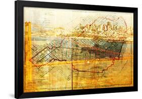 San Francisco Map-null-Framed Standard Poster