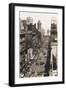 San Francisco - Market Street - Overhead Street View-null-Framed Photographic Print