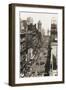 San Francisco - Market Street - Overhead Street View-null-Framed Premium Photographic Print