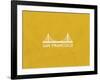 San Francisco Minimalism-null-Framed Art Print