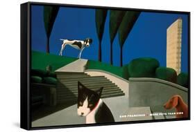 San Francisco - More Pets Than Kids-Mark Ulriksen-Framed Stretched Canvas