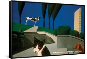 San Francisco - More Pets Than Kids-Mark Ulriksen-Framed Stretched Canvas