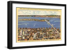 San Francisco-Oakland Bay Bridge, California-null-Framed Art Print