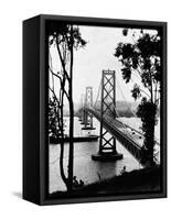 San Francisco Oakland Bay Bridge-null-Framed Stretched Canvas