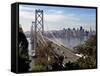 San Francisco Oakland Bay Bridge-Paul Sakuma-Framed Stretched Canvas