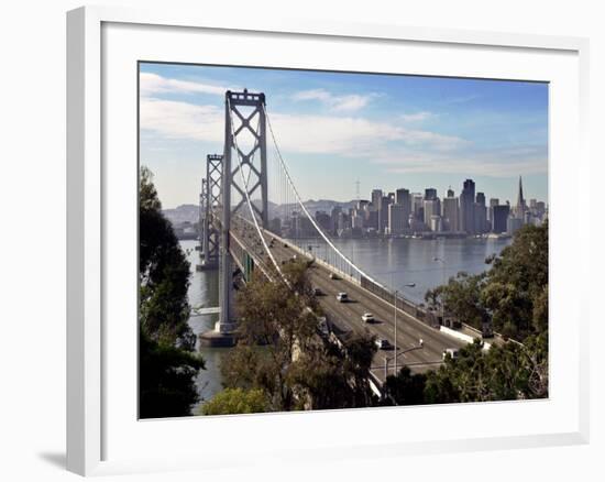 San Francisco Oakland Bay Bridge-Paul Sakuma-Framed Photographic Print