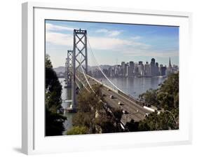 San Francisco Oakland Bay Bridge-Paul Sakuma-Framed Photographic Print
