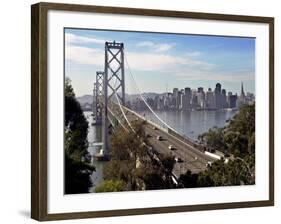 San Francisco Oakland Bay Bridge-Paul Sakuma-Framed Photographic Print