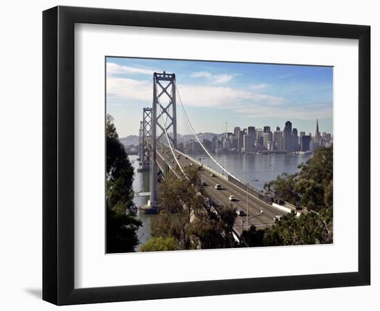 San Francisco Oakland Bay Bridge-Paul Sakuma-Framed Photographic Print