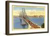 San Francisco-Oakland Bridge-null-Framed Art Print