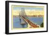 San Francisco-Oakland Bridge-null-Framed Art Print
