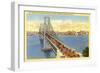 San Francisco-Oakland Bridge-null-Framed Art Print