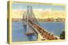 San Francisco-Oakland Bridge-null-Stretched Canvas