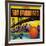 San Francisco Orange Label - San Francisco, CA-Lantern Press-Framed Art Print