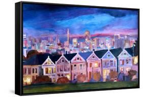 San Francisco - Painted Ladies - Alamo Sq-Markus Bleichner-Framed Stretched Canvas