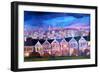 San Francisco - Painted Ladies - Alamo Sq-Markus Bleichner-Framed Premium Giclee Print