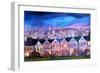 San Francisco - Painted Ladies - Alamo Sq-Markus Bleichner-Framed Premium Giclee Print