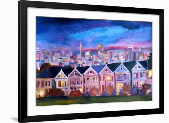 San Francisco - Painted Ladies - Alamo Sq-Markus Bleichner-Framed Art Print