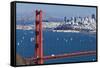 San Francisco Panorama W the Golden Gate Bridge-kropic-Framed Stretched Canvas