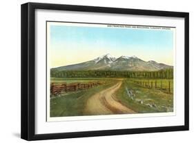 San Francisco Peaks, Flagstaff, Arizona-null-Framed Art Print