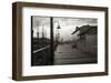 San Francisco Pier with Incoming Fog-Christian Peacock-Framed Art Print