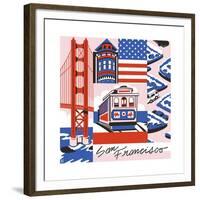 San Francisco Print-Julie Goonan-Framed Giclee Print