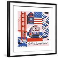 San Francisco Print-Julie Goonan-Framed Giclee Print