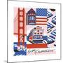 San Francisco Print-Julie Goonan-Mounted Giclee Print