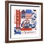 San Francisco Print-Julie Goonan-Framed Giclee Print