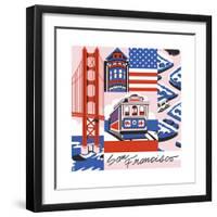 San Francisco Print-Julie Goonan-Framed Giclee Print