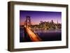 San Francisco Skyline and Bay Bridge at Sunset, California-IM_photo-Framed Photographic Print