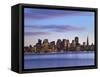 San Francisco skyline seen from Yerba Buena Island-Raimund Koch-Framed Stretched Canvas